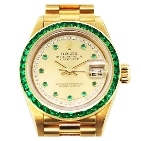 rolex gold smerald|diamond encrusted rolex watches.